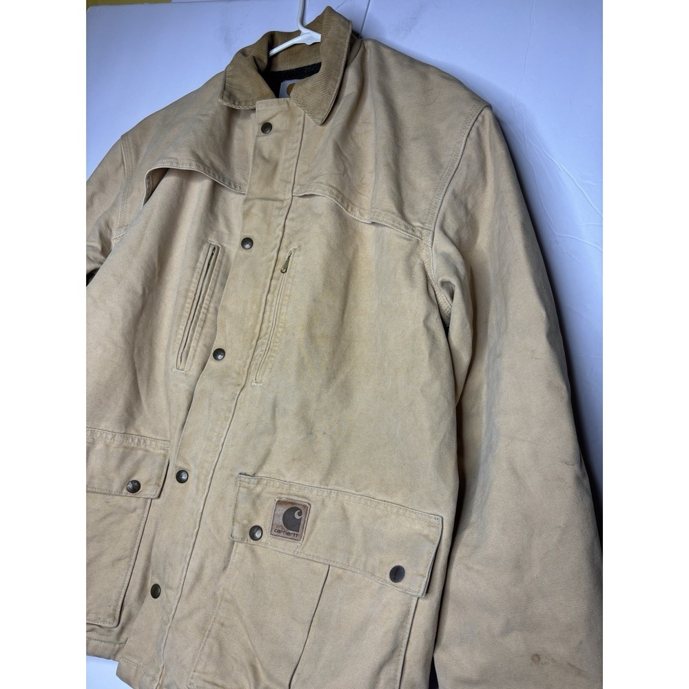 Vintage Carhartt Barn Chore Blanket Lined Jacket C10WET USA Made Size Large